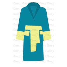 Cotton Classic Sleepwear Home Robes 7 Colors Unisex Luxurys Bathrobe High Quality Pajamas Long Sleeve Bathwear Designer Clothes for Women K1739