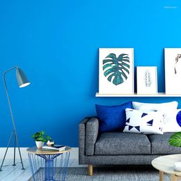 Wallpapers Solid Colour Background Wallpaper Living Room Bedroom Modern Simple Plain Ocean Mediterranean Style Children's Blue Wallpape