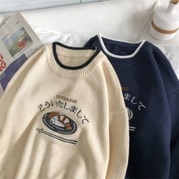 Men's Sweaters Knitted Men and Women Pullover Winter Clothing Korean Fashion Harajuku Hip Hop Couples Jumper Streetwear 220927