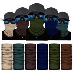 Magic Scarf Bandana Solid Designer Face Masks Multifunctional Outdoor Headscarf Breathable Sweat Absorbing Mask Outdoor Neck Cover BBB15813