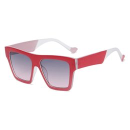 Square big box candy color sunglasses European and American fashion trend sunglasses cross-border SUNGLASSES DF 32115