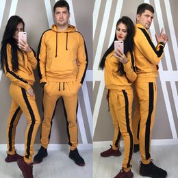 Men s Tracksuits Couple sport suits Tracksuit Gym Fitness sportswear men women spring autumn long sleeved Clothes large size 3XL 220926