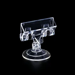 Retail Supplies POP Suction Sucher Cup Clear Sign Display Promotion Price Tag Clips Holders Strong Suck Ability 30pcs