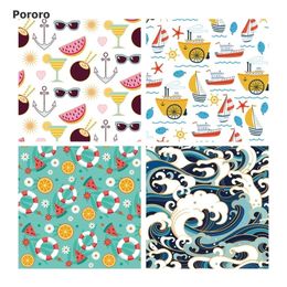 Cloth Diapers Pororo DIY PUL fabric for waterproof baby boy girl cloth diapers summer print handmade bibs apron swim diaper material 1 Metre 220927