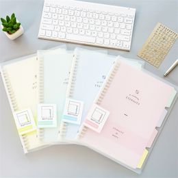 Notepads B5 A4 A5 High Quality Binder Notebook Loose Leaf Spiral Paper Diary Removable Simple Thickened Coil Shell 220927