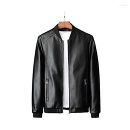 Racing Jackets Leather Jacket Bomber Motorcycle Men Biker PU Baseball Plus Size 8XL 2022 Fashion Causal Jaqueta Masculino