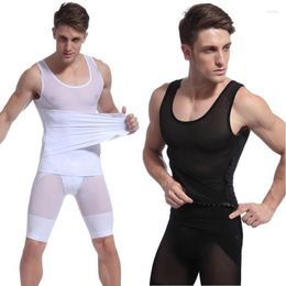 Men's Body Shapers Men's High Elasticity Ultra-thin Buckle Waist Trainer Tightening Clothes Slimming Corset Tummy Control Shapewear