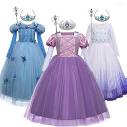 Girl Dresses Children's Clothing For Halloween Canival Party Clothes Princess Disguise Cosplay Costume Fantasia Prom 4-10Y