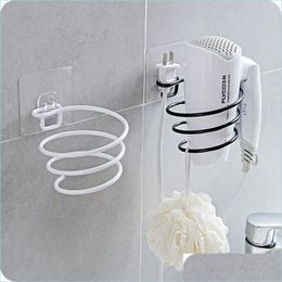 Bathroom Storage Organization Creative Punching Hair Dryer Home Shelf Rack Wall Mounted Air Duct Frame Wf3151005 Drop Delivery 2021 Dhdzi