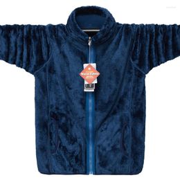 Hoodies masculinos 2022 Outono masculino e inverno duplo lados com capuz Casual Plus Velvet acolchoado jaqueta macia tamanho superior 5xl 6xl