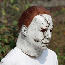 Halloween Michael Myers Mask Horror Carnival Masquerade Cosplay Adult Full Face Helmet Party Scary Major Masks RRB15824