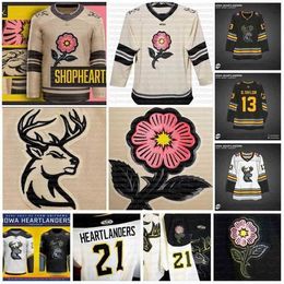 Gla C202 2022 Iowa Heartlanders Third ECHL Ice Hockey Jersey Custom Any Number And Name Mens Womens Youth Alll Stitched