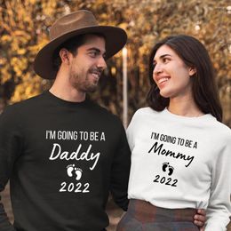 Women's Hoodies Going To Be Daddy Mommy Uncle Aunt Grandpa Grandma Sweatshirts Pregnancy Announcement Family Gift Long Sleeve Winter