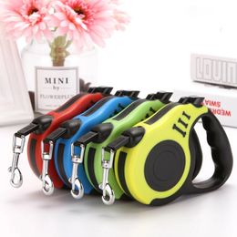 Dog Collars Leashes 3M5M Retractable Automatic Flexible Puppy Cat Traction Rope Belt for Small Medium s Pet Products 220923