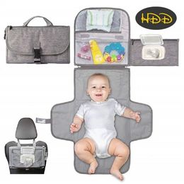 Changing Pads Covers Portable Diaper pad for born Girl boy - Baby with Smart Wipes Pocket 220927