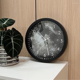 Wall Clocks Voice-activated LED Clock Simple Fashion Bedroom Living Room Watch Smart Luminous Moon Light Luxury