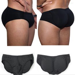 Men's Body Shapers Men's Plus Size 6XL Mens Underwear Padded Briefs Back Double Removable Sexy Gay Push Up Cup Bulge Enhancing Hip