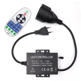 Controllers US110V EU AU 220V Dimmer With 23key RF Remote Controller 1000W 1500W For 2835 LED Strip Neon Light Bulb String