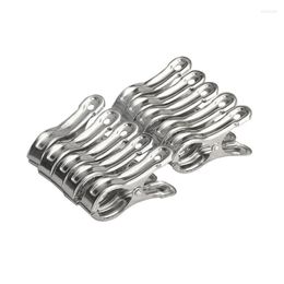Clothing Storage & Wardrobe Clothes Peg 10PCS Outfit Stainless Steel Beach Towel Clips Keep Your From Blowing Away Drop Utility ClothespinsC