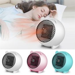 Household Desktop air heater Home small silent electric-heater Mini cartoon portable heating electric heaters T9I002100