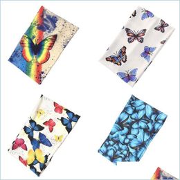 Headbands Fabric Elastic Wide Lady Headband Colour Butterfly Motion Fashion Hair Accessories For Women Mticolor New Pattern 5Jy J2B D Dhwy7