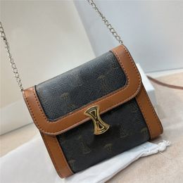 Cute Mini Wallets Chain Bags Women Street Style Shoulder Bag Poratble Coin Card Holder Purse With Box