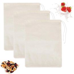 Cheesecloth Strainers Bags for Straining Reusable Cold Brew Coffee Cheese Cloths Strainer Fine Mesh Filter Bags