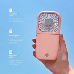 Electric Fans Portable Mini Fan USB Rechargeable with Power Bank Handheld Fan Desk Adjustable Fan Air Cooler Home Office Outdoor Travel T220924