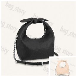 Bags Shoulder Why Knot Pm Mahina Calf Leather Handbag Hollow Out Chains Shoulderbag M20700 Tote Knotted Handle Wallet Bow Knit Hobo Clutch