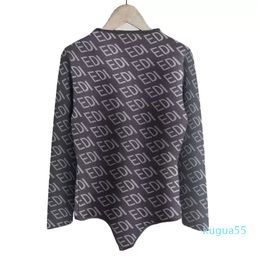 Sweater For Women's Tight Round neck striped fashion Long Sleeve High End Jacquard knitting Sweaters