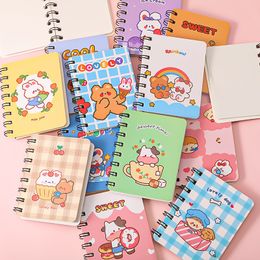 Notes 80Sheets Mini Notepads Small Pocket Notebooks for Kids Prism Bound Spiral Memo Note Pads Party Student Back to School Gifts 220927