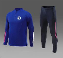 Bosnia-Herzegovina Men's Tracksuits autumn and winter outdoor leisure training suit children jogging Leisure sports suit home suit
