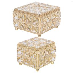 Watch Boxes Jewelry Trinket Box Earring Holder Makeup For Dressing Table