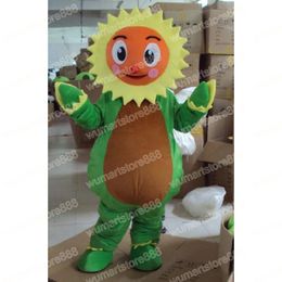 Halloween Sunflower Mascot Costume Cartoon Theme Character Carnival Festival Fancy dress Adults Size Xmas Outdoor Party Outfit