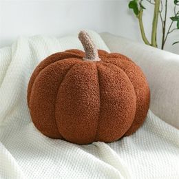 Plush Dolls 20CM Stuffed Pumpkin Throw Pillow Toy Colorful Realistic Fruit and Vegetable Doll Halloween Party Decorations Kids Gifts 220924