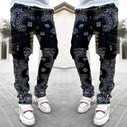 Pant for Male Designer Casual Sweatpants Fitness Workout Hip Hop Elastic Pants Mens Clothes Track Joggers Man Trouser