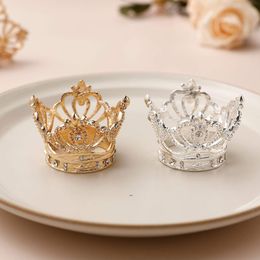 Crown Napkin Ring Gold Silver Napkins Buckle Hotel Wedding Towel Rings Banquet GWB15847