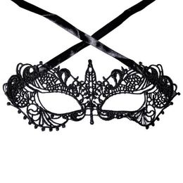 Mask Black Sexy Lady Lace Mask Fashion Hollow Eye Mask Masquerade Party Fancy Masks Halloween Venetian Mardi Party Costume DH97