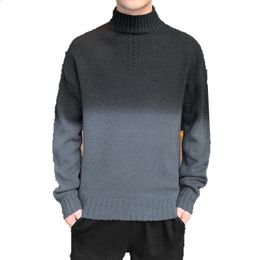 Men's Sweaters Men Turtleneck Pullovers Mens Patchwork Turtle Neck Male Jumper Casual Warm High Quality Knit Sweter M 3XL 220927