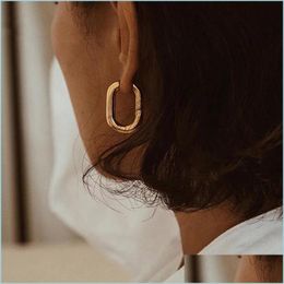 Clip On Screw Back Sier Earrings Charm Women Trendy Jewellery Vintage Simple O Shaped Party Accessories Gifts 682 Z2 Drop Delivery 2021 Dhkdz