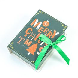 Christmas Decorations 50%Off Christmas Boxs Magic Book Gift Bag Candy Empty Box Merry Xmas Decor For Home New Year Supplies Bdesybag Dh6K7