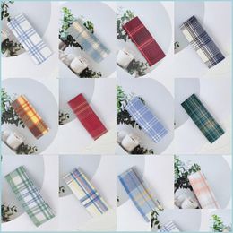 Hair Clips Barrettes Women Hairpins Plaid Uniform Fabric Pins Side Bangs Clips Barrettes Headwear Fashion Hair Jewellery Accessories 3 Dhj5V