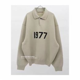Maglioni maschili Firmranch autunno inverno nebbia 1977 Pullover per colletto Polo per uomini da uomo maglieria di maglione sovradimensionato maglione maglione 220926