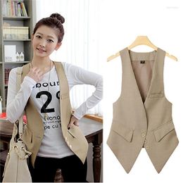 Women's Vests Women's Plus Size Women Summer Vivi Star Same Style Suit Vest Femal Fashionable All Match Waistcoat Office Lady