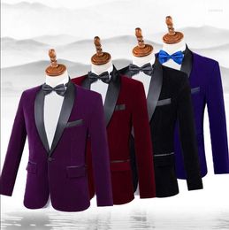 Men's Suits Chorus Groom Wedding For Men Blazer Boys Prom Mariage Fashion Slim Masculino Latest Coat Pant Designs 2XL