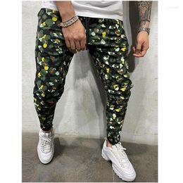 Men's Pants 2022 Fashion Trend Men Stylish Pattern Sport Long Trousers Tracksuit Gym Casual Workout Joggers Sweatpants Slim Pencil Bottoms