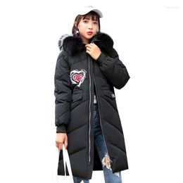 Women's Trench Coats 2022 Sale Cotton Slim Winter Clothes Jackets Woman Korean Fashion Long Fund Self-cultivation Wind Cotton-padded Loose