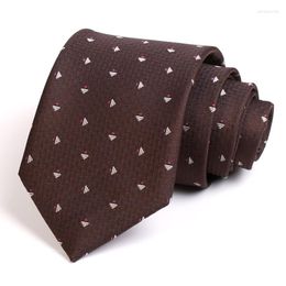Bow Ties Design Men's 8CM Wide Tie High Quality Classical Business For Men Fashion Formal Necktie Suit Work Neck