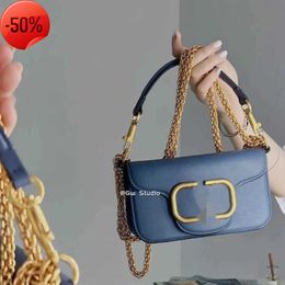 Designer Bags Vt Warren Loco Mini Bag Womens New Genuine Leather Retro Chain Underarm Versatile Handheld One Shoulder Crossbody Tote Bag Factory Direct Sale