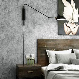 Wallpapers Nordic industrial wind cement Grey wallpaper modern simple pure pigment Colour bedroom light clothing store wall paper 220927